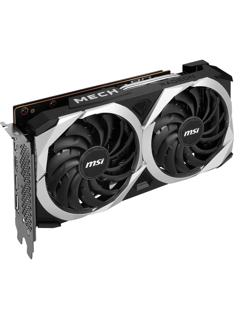 إم اس أي Gaming Radeon RX 6650 XT 128-bit 8GB GDDR6 DP/HDMI Dual Torx 3.0 Fans FreeSync DirectX 12 VR Ready OC Graphics Card (RX 6650 XT MECH 2X 8G OC) - Image 4